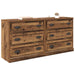 Bufeturi 2 pcs Lemn Vechi 70 x 35,5 x 67,5 cm Lemn compozit - WALTI WALTI