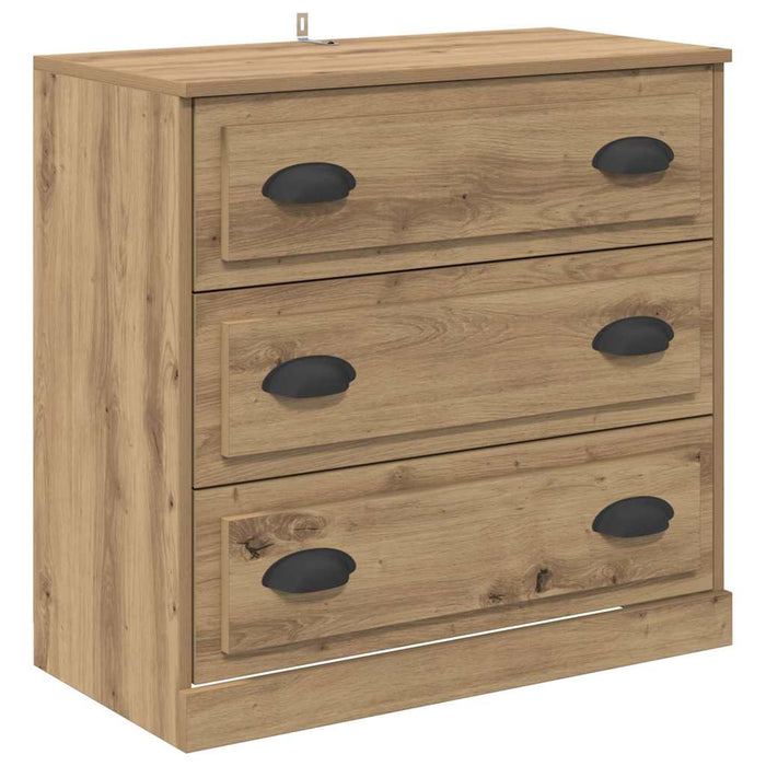 Bufeturi cu sertar 2 pcs Stejar Artizanal 70 x 35,5 x 67,5 cm - WALTI WALTI