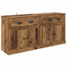 Bufeturi 2 pcs Lemn Vechi 70 x 35,5 x 67,5 cm Lemn compozit - WALTI WALTI