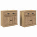 Bufeturi cu sertar 2 pcs Stejar Artizanal 70 x 35,5 x 67,5 cm - WALTI WALTI
