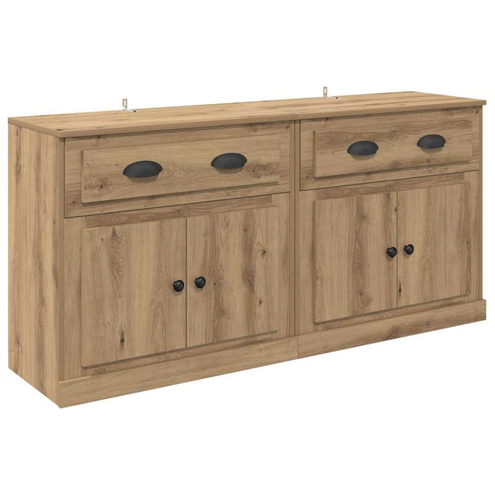 Bufeturi cu sertar 2 pcs Stejar Artizanal 70 x 35,5 x 67,5 cm - WALTI WALTI