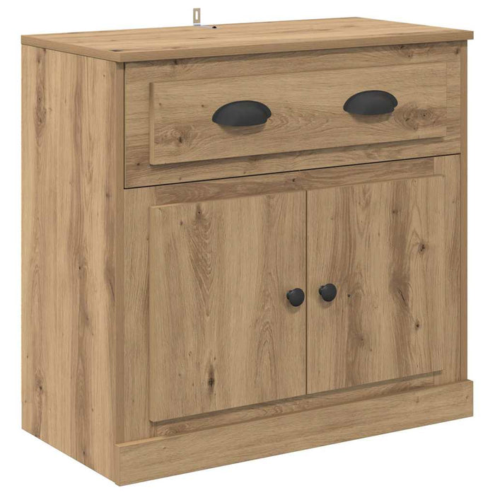Bufeturi cu sertar 2 pcs Stejar Artizanal 70 x 35,5 x 67,5 cm - WALTI WALTI