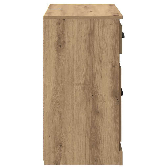 Bufeturi cu sertar 2 pcs Stejar Artizanal 70 x 35,5 x 67,5 cm - WALTI WALTI
