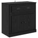 Bufeturi 2 pcs Stejar Negru 70 x 35,5 x 67,5 cm Lemn compozit - WALTI WALTI