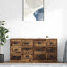 Bufeturi 2 pcs Lemn Vechi 70 x 35,5 x 67,5 cm Lemn compozit - WALTI WALTI