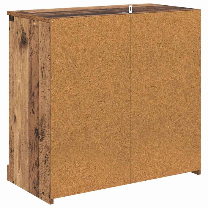 Bufeturi 2 pcs Lemn Vechi 70 x 35,5 x 67,5 cm Lemn compozit - WALTI WALTI