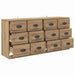 Bufeturi cu sertar 2 pcs Stejar Artizanal 70 x 35,5 x 67,5 cm - WALTI WALTI