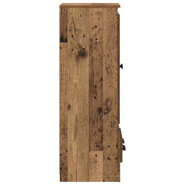 Bufet cu sertar 3 pcs Lemn Vechi Lemn compozit - WALTI WALTI