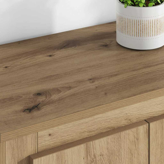 Bufet cu sertar 3 pcs Stejar Artizanal Lemn compozit - WALTI WALTI