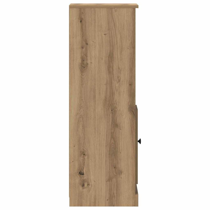Bufet cu sertar 3 pcs Stejar Artizanal Lemn compozit - WALTI WALTI