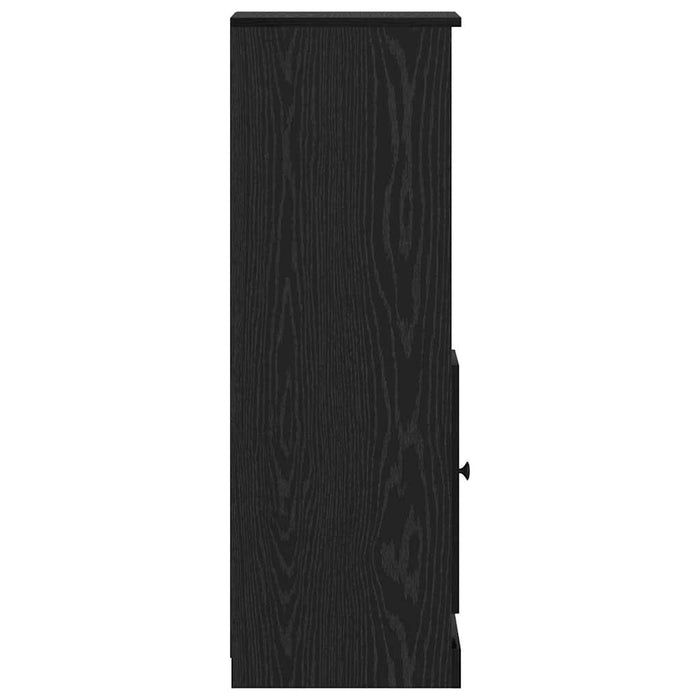 Bufet cu sertar 3 pcs Stejar Negru Lemn compozit - WALTI WALTI