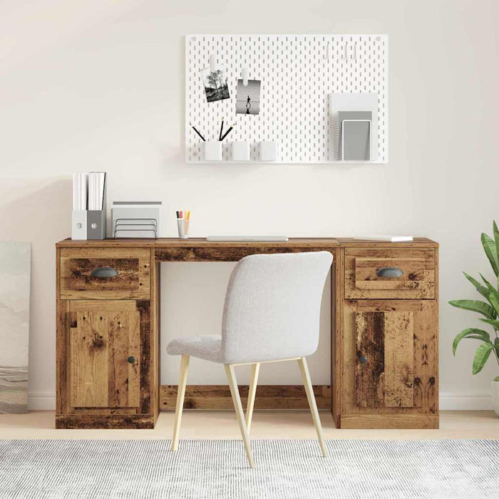 Birou cu dulap Lemn Vechi Lemn prelucrat 154,5 x 50 x 75 cm - WALTI WALTI