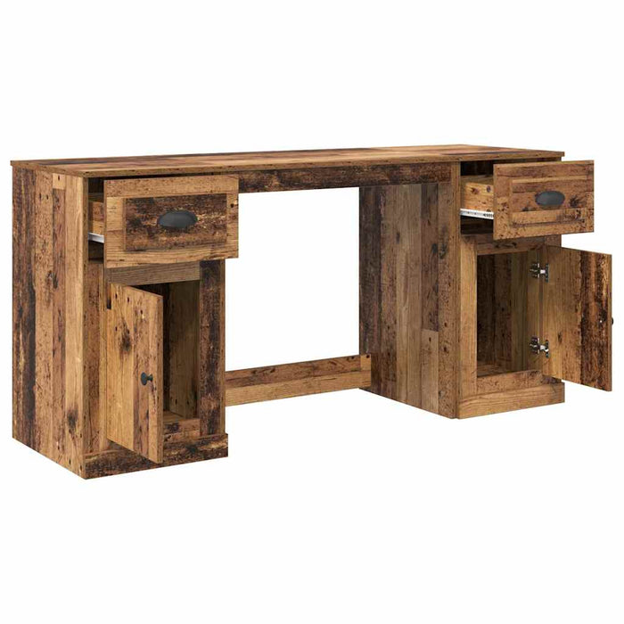 Birou cu dulap Lemn Vechi Lemn prelucrat 154,5 x 50 x 75 cm - WALTI WALTI