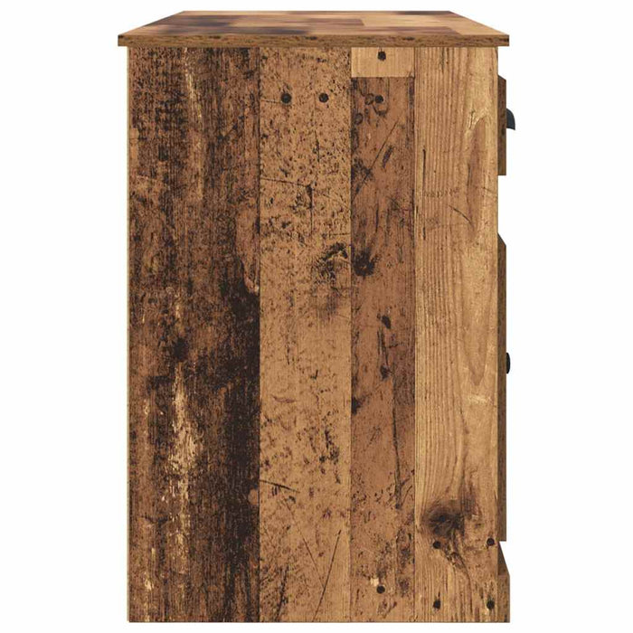 Birou cu dulap Lemn Vechi Lemn prelucrat 154,5 x 50 x 75 cm - WALTI WALTI