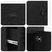 Birou cu dulap Stejar Negru 154,5 x 50 x 75 cm Lemn compozit - WALTI WALTI