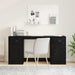 Birou cu dulap Stejar Negru 154,5 x 50 x 75 cm Lemn compozit - WALTI WALTI
