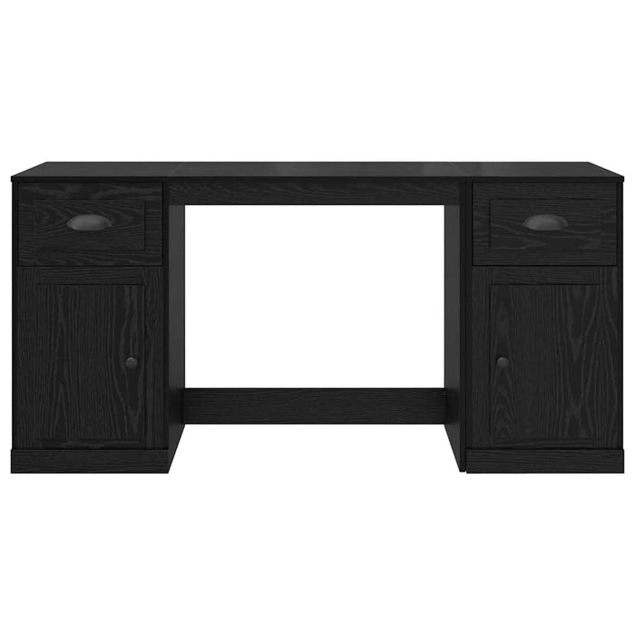 Birou cu dulap Stejar Negru 154,5 x 50 x 75 cm Lemn compozit - WALTI WALTI
