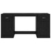 Birou cu dulap Stejar Negru 154,5 x 50 x 75 cm Lemn compozit - WALTI WALTI