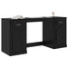 Birou cu dulap Stejar Negru 154,5 x 50 x 75 cm Lemn compozit - WALTI WALTI