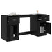 Birou cu dulap Stejar Negru 154,5 x 50 x 75 cm Lemn compozit - WALTI WALTI