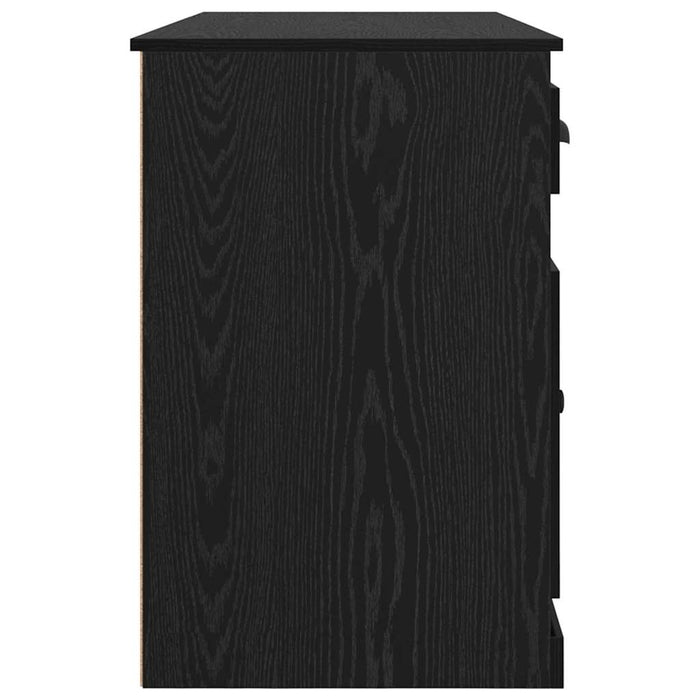 Birou cu dulap Stejar Negru 154,5 x 50 x 75 cm Lemn compozit - WALTI WALTI