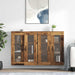 Mobilier cu Montaj pe Perete 2 pcs Lemn Vechi 69,5 x 34 x 90 cm - WALTI WALTI