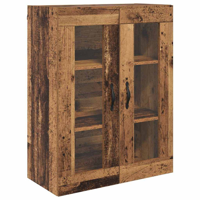 Mobilier cu Montaj pe Perete 2 pcs Lemn Vechi 69,5 x 34 x 90 cm - WALTI WALTI