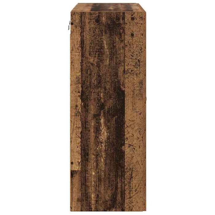 Mobilier cu Montaj pe Perete 2 pcs Lemn Vechi 69,5 x 34 x 90 cm - WALTI WALTI