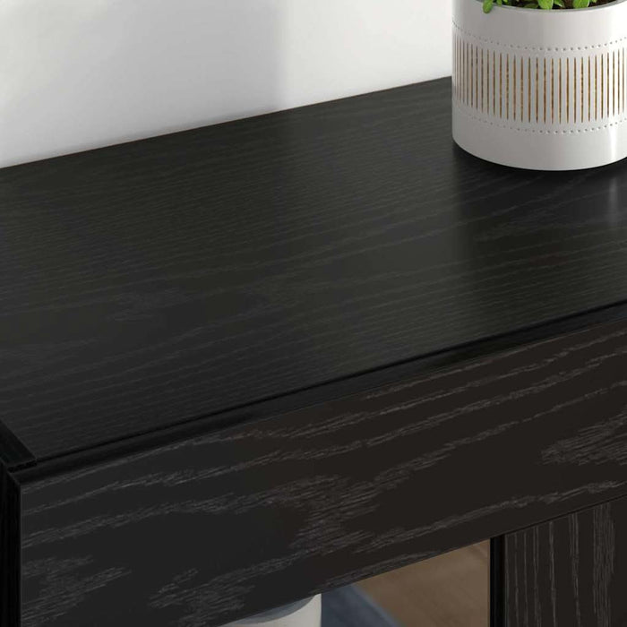 Mobilier cu Montaj pe Perete 2 pcs Stejar Negru - WALTI WALTI