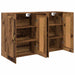 Cabinet suspendat Pe perete 2 pcs Lemn vechi 69,5 x 34 x 90 cm - WALTI WALTI