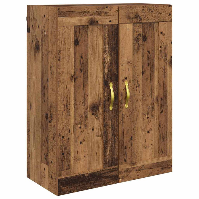 Cabinet suspendat Pe perete 2 pcs Lemn vechi 69,5 x 34 x 90 cm - WALTI WALTI