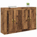 Cabinet suspendat Pe perete 2 pcs Lemn vechi 69,5 x 34 x 90 cm - WALTI WALTI