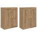 Cabinet suspendat 2 pcs Stejar Artizanal 69,5 x 34 x 90 cm - WALTI WALTI