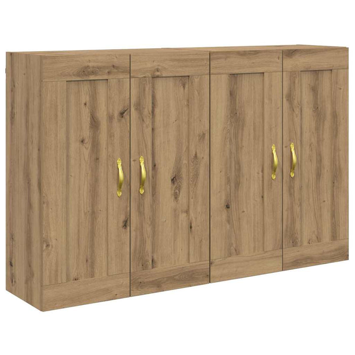 Cabinet suspendat 2 pcs Stejar Artizanal 69,5 x 34 x 90 cm - WALTI WALTI