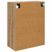 Cabinet suspendat 2 pcs Stejar Artizanal 69,5 x 34 x 90 cm - WALTI WALTI
