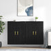 Cabinet suspendat 2 pcs Stejar Negru 69,5 x 34 x 90 cm - WALTI WALTI