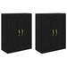 Cabinet suspendat 2 pcs Stejar Negru 69,5 x 34 x 90 cm - WALTI WALTI