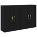 Cabinet suspendat 2 pcs Stejar Negru 69,5 x 34 x 90 cm - WALTI WALTI
