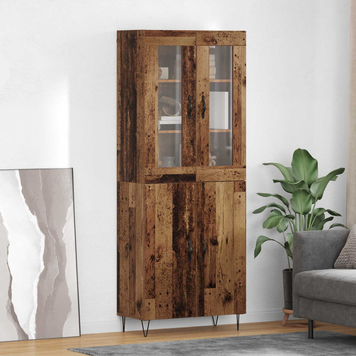 Bufet Lemn Vechi 69,5 x 34 x 180 cm Lemn compozit - WALTI WALTI