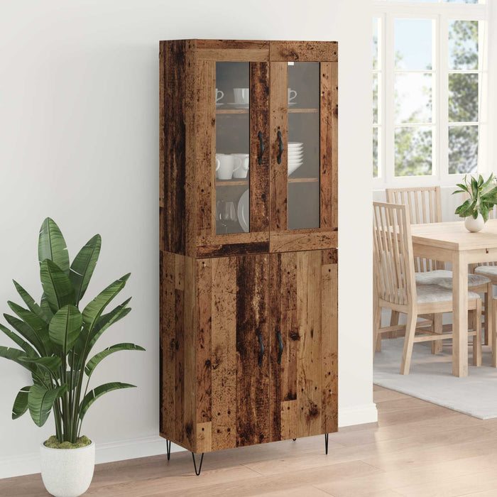 Bufet Lemn Vechi 69,5 x 34 x 180 cm Lemn compozit - WALTI WALTI