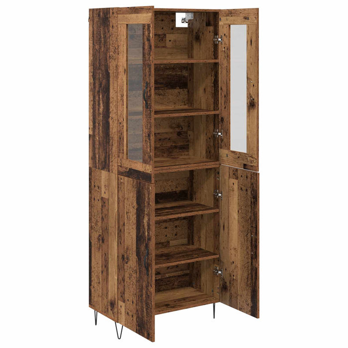Bufet Lemn Vechi 69,5 x 34 x 180 cm Lemn compozit - WALTI WALTI