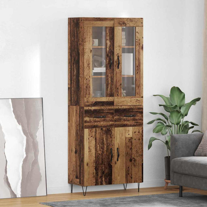 Bufet cu sertar Lemn Vechi 69,5 x 34 x 180 cm Lemn compozit - WALTI WALTI
