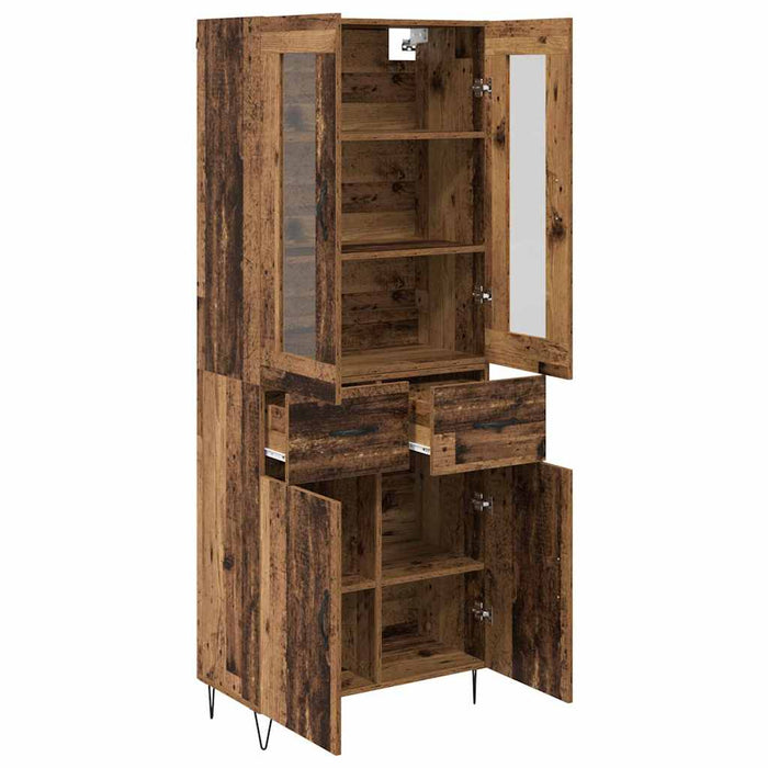 Bufet cu sertar Lemn Vechi 69,5 x 34 x 180 cm Lemn compozit - WALTI WALTI
