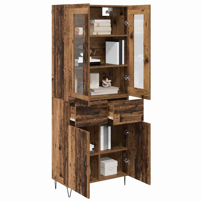 Bufet cu sertar Lemn Vechi 69,5 x 34 x 180 cm Lemn compozit - WALTI WALTI