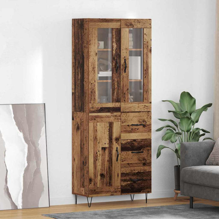 Bufet cu sertar Lemn Vechi 69,5 x 34 x 180 cm Lemn compozit - WALTI WALTI