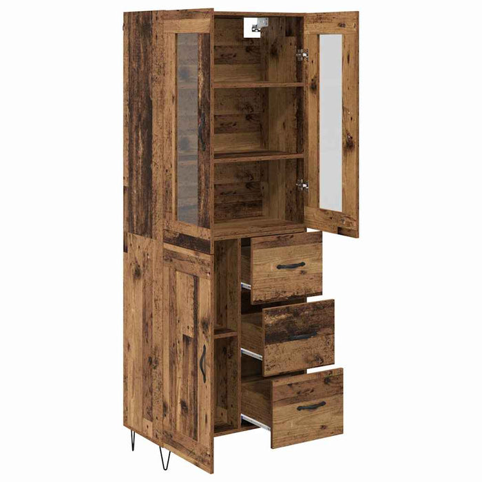 Bufet cu sertar Lemn Vechi 69,5 x 34 x 180 cm Lemn compozit - WALTI WALTI