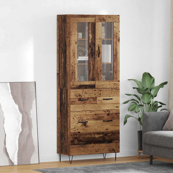 Bufet cu sertar Lemn Vechi 69,5 x 34 x 180 cm Lemn compozit - WALTI WALTI