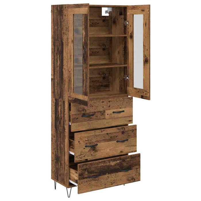 Bufet cu sertar Lemn Vechi 69,5 x 34 x 180 cm Lemn compozit - WALTI WALTI