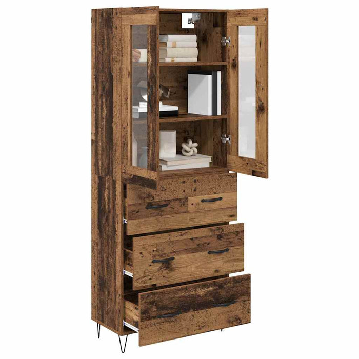 Bufet cu sertar Lemn Vechi 69,5 x 34 x 180 cm Lemn compozit - WALTI WALTI