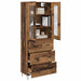 Bufet cu sertar Lemn Vechi 69,5 x 34 x 180 cm Lemn compozit - WALTI WALTI